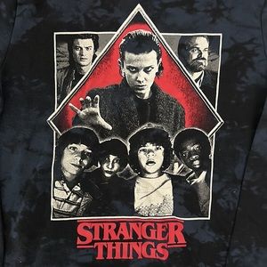 Stranger things sweater black and blue